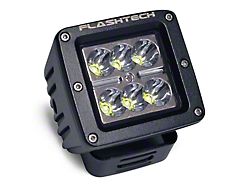 Flashtech 6-LED Cube Fog Light; Black Housing (Universal; Some Adaptation May Be Required)