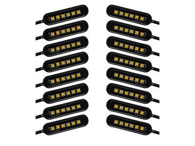 Flashtech Magnetic Mini6 White Rock Light Kit; 16-Piece (Universal; Some Adaptation May Be Required)