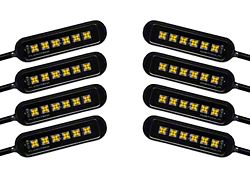 Flashtech Magnetic Mini6 White Rock Light Kit; 8-Piece (Universal; Some Adaptation May Be Required)