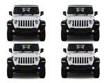 Flashtech V.3 Fusion Color Change LED Halo Fog Light Kit; RGB (18-26 Jeep Wrangler JL)