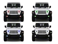 Flashtech V.3 Fusion Color Change LED Halo Headlight and Fog Light Kit; RGB (18-26 Jeep Wrangler JL)