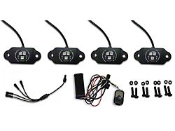 Flashtech X RGB Rock Light Kit; 4-Piece (Universal; Some Adaptation May Be Required)