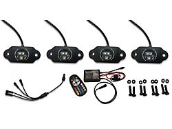 Flashtech X RGBW Rock Light Kit; 4-Piece (Universal; Some Adaptation May Be Required)