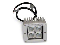 Flashtech 4-Inch LED Cube Light; White Housing (Universal; Some Adaptation May Be Required)