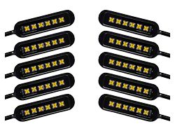 Flashtech Magnetic Mini6 White Rock Light Kit; 10-Piece (Universal; Some Adaptation May Be Required)