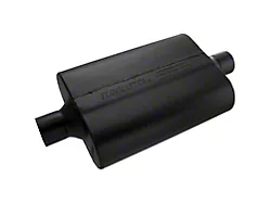 Flowmaster 40 Series Delta Flow Center/Center Oval Muffler; 2.25-Inch Inlet/2.25-Inch Outlet (Universal; Some Adaptation May Be Required)