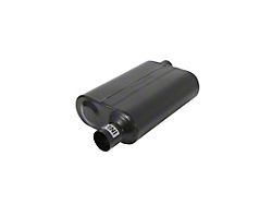 Flowmaster 40 Series Delta Flow Offset/Offset Oval Muffler; 2.25-Inch Inlet/2.25-Inch Outlet (Universal; Some Adaptation May Be Required)