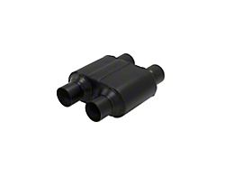 Flowmaster Super 10 Series Dual In/Dual Out Oval Muffler; 2.50-Inch Inlet/2.50-Inch Outlet (Universal; Some Adaptation May Be Required)