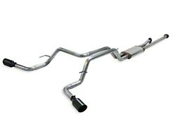 Flowmaster FlowFX Dual Exhaust System with Black Tips; Side Exit (09-21 5.7L Tundra)