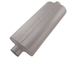 Flowmaster 70 Series Center/Center Oval Muffler; 3-Inch Inlet/3-Inch Outlet (Universal; Some Adaptation May Be Required)