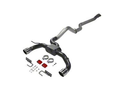 Flowmaster Outlaw Cat-Back Exhaust System with Black Chrome Tips (21-25 Bronco 4-Door, Excluding Raptor)