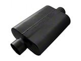 Flowmaster 40 Series Delta Flow Center/Center Oval Muffler; 3-Inch Inlet/3-Inch Outlet (Universal; Some Adaptation May Be Required)