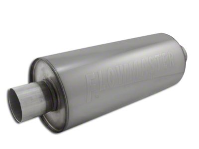 Flowmaster dBX Series Center/Center Bullet Style Muffler; 3-Inch Inlet/3-Inch Outlet (Universal; Some Adaptation May Be Required)