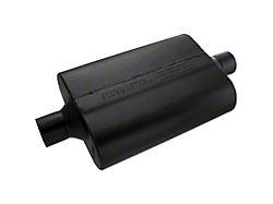 Flowmaster 40 Series Delta Flow Center/Center Oval Muffler; 2.25-Inch Inlet/2.25-Inch Outlet (Universal; Some Adaptation May Be Required)