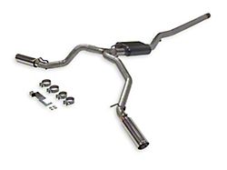 Flowmaster American Thunder Dual Exhaust System with Polished Tips; Side Exit (20-25 3.6L Jeep Gladiator JT)
