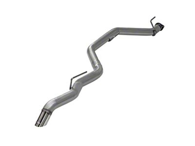 Flowmaster American Thunder Single Exhaust System with Polished Tip; Rear Exit (21-25 3.0L EcoDiesel Jeep Gladiator JT)