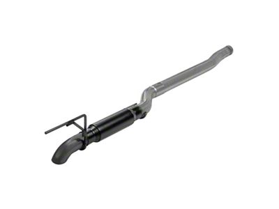 Flowmaster Outlaw Extreme Single Exhaust System with Black Tip; Turn Down (20-25 3.6L Jeep Gladiator JT)