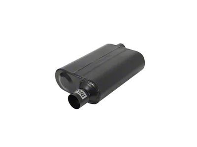 Flowmaster 40 Series Delta Flow Offset/Offset Oval Muffler; 2.25-Inch Inlet/2.25-Inch Outlet (Universal; Some Adaptation May Be Required)