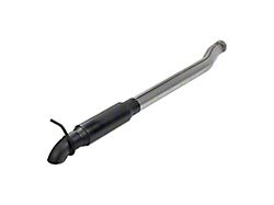 Flowmaster Outlaw Extreme Single Exhaust System with Black Tip; Turn Down (18-25 2.0L Jeep Wrangler JL)