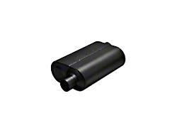 Flowmaster Super 40 Series Offset/Offset Oval Muffler; 2.50-Inch Inlet/2.50-Inch Outlet (Universal; Some Adaptation May Be Required)
