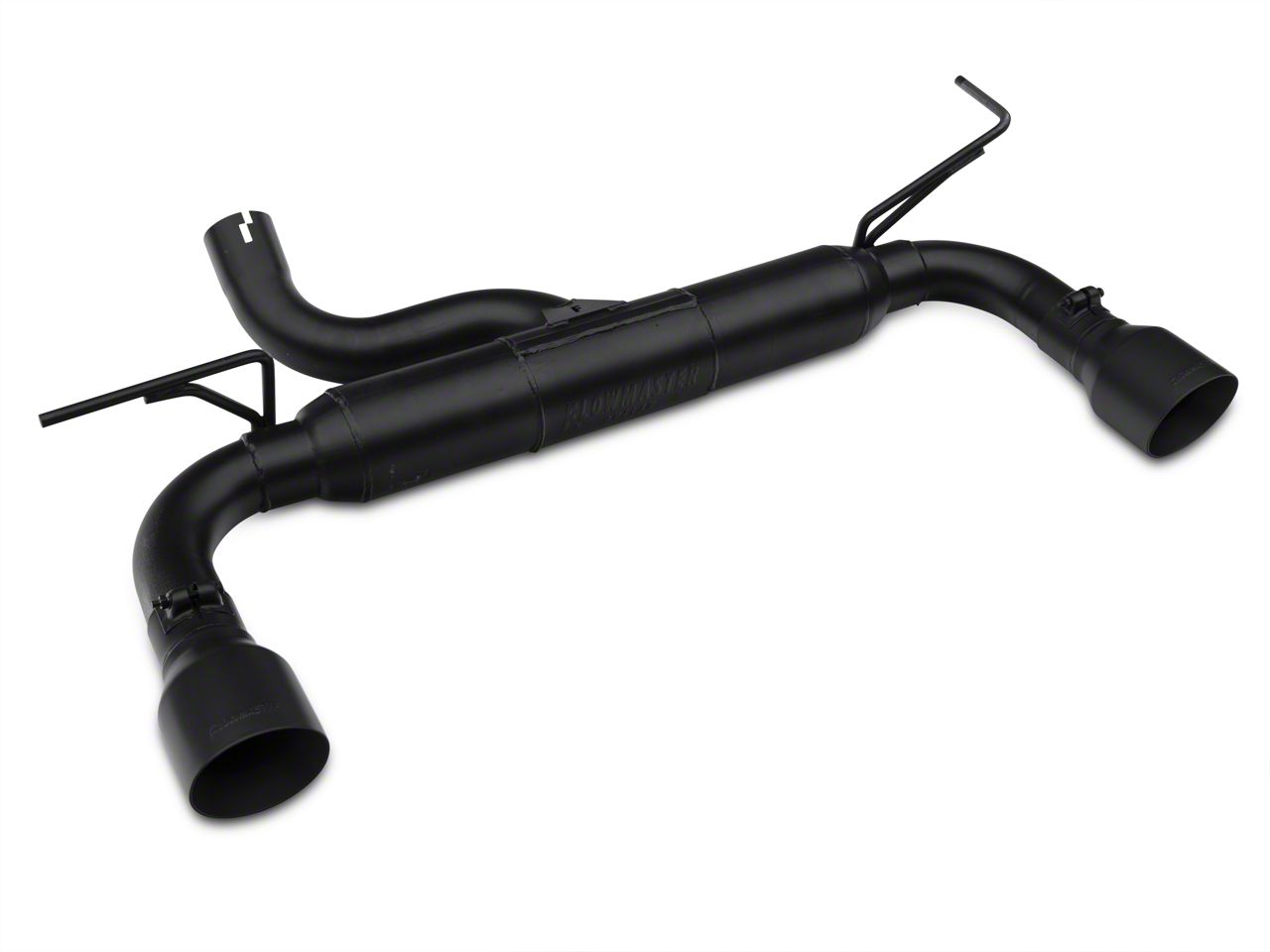 ラングラー　マフラー FLOW MASTER OUTLAW Flowmaster Jeep Wrangler Outlaw Axle-Back Exhaust w/ Black