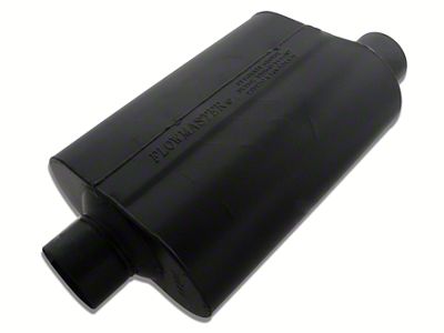 Flowmaster Super 40 Series Center/Offset Oval Muffler; 3-Inch Inlet/3-Inch Outlet (Universal; Some Adaptation May Be Required)