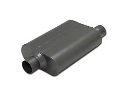 Flowmaster Super 44 Series Center/Offset Oval Muffler; 2.50-Inch Inlet/2.50-Inch Outlet (Universal; Some Adaptation May Be Required)