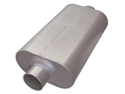Flowmaster Super 50 Series Center/Center Oval Muffler; 3-Inch Inlet/3-Inch Outlet (Universal; Some Adaptation May Be Required)