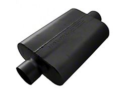 Flowmaster 40 Series Delta Flow Center/Center Oval Muffler; 3-Inch Inlet/3-Inch Outlet (Universal; Some Adaptation May Be Required)