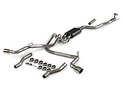 Flowmaster American Thunder Dual Exhaust System with Polished Tips; Side/Rear Exit (24-25 Tacoma)