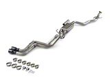 Flowmaster FlowFX Dual Exhaust System with Black Tips; Same Side Exit (24-26 Tacoma)