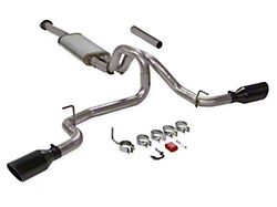 Flowmaster FlowFX Dual Exhaust System with Black Tips; Side Exit (16-23 3.5L Tacoma)