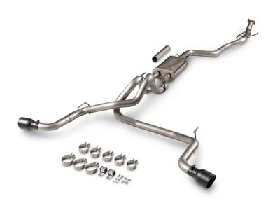 Flowmaster FlowFX Dual Exhaust System with Black Tips; Side Exit (24-25 Tacoma)