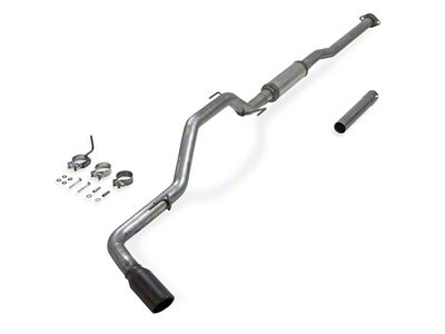 Flowmaster FlowFX Single Exhaust System with Black Tip; Side Exit (05-15 4.0L Tacoma)
