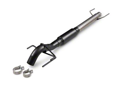 Flowmaster Outlaw Extreme Single Exhaust System with Black Tip; Turn Down (24-25 Tacoma)