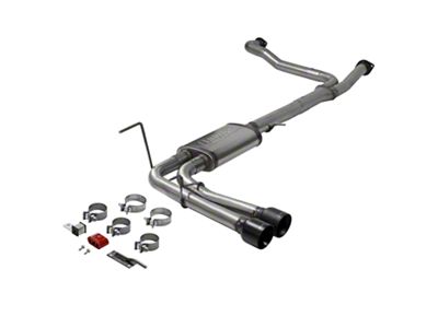 Flowmaster FlowFX Dual Exhaust System with Black Tips; Middle Side Exit (17-24 Titan)