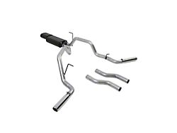 Flowmaster American Thunder Dual Exhaust System with Polished Tips; Rear Exit (00-06 4.7L Tundra)