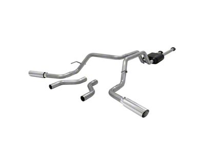 Flowmaster American Thunder Dual Exhaust System; Side/Rear Exit (10-21 4.6L Tundra)