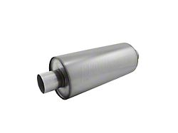 Flowmaster DBX Center/Center Round Muffler; 2-Inch Inlet/2-Inch Outlet (Universal; Some Adaptation May Be Required)