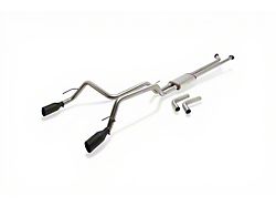 Flowmaster FlowFX Dual Exhaust System with Black Tips; Side Exit (07-09 5.7L Tundra)