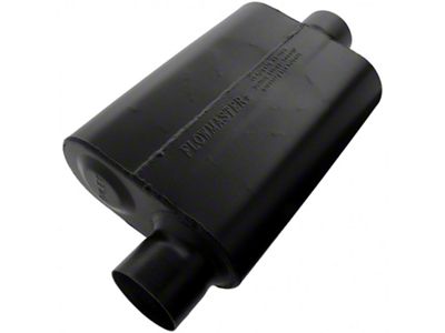 Flowmaster Super 44 Series Offset/Center Oval Muffler; 3-Inch Inlet/3-Inch Outlet (Universal; Some Adaptation May Be Required)