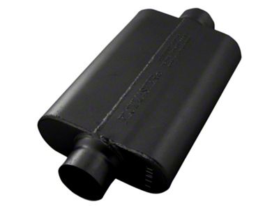 Flowmaster Super 50 Series Delta Force Center/Center Race Muffler; 2.50-Inch Inlet/2.50-Inch Outlet (Universal; Some Adaptation May Be Required)
