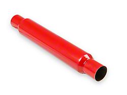 Flowtech Red Hots Glasspack Muffler; 2-Inch Inlet/2-Inch Outlet (Universal; Some Adaptation May Be Required)