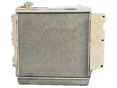 FLUIDYNE High Performance 3-Row Aluminum Radiator (87-06 Jeep Wrangler YJ & TJ w/ Automatic Transmission & Small Block Chevy Swap)