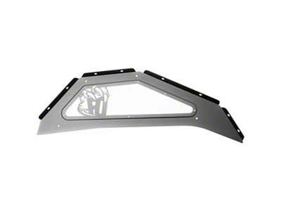 Fly Offroad Rear Inner Fenders; Raw Steel (18-25 Jeep Wrangler JL)
