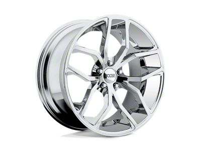 Foose Outcast Chrome Wheel; 20x10; 40mm Offset (84-01 Jeep Cherokee XJ)