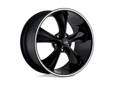 Foose Legend Gloss Black Milled Wheel; 20x8.5; 7mm Offset (22-25 Jeep Grand Cherokee WL)