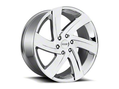 Foose Bodine Chrome 6-Lug Wheel; 22x9.5; 25mm Offset (16-24 Titan XD)