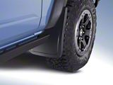 Ford Gatorback Molded Splash Guards; Front Pair (21-25 Bronco w/o Sasquatch Package)