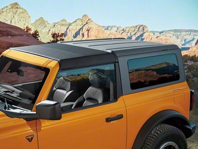 Ford Hard Top Front Sunrider; Black Vinyl (21-25 Bronco 2-Door)